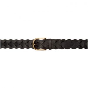 AMI Alexandre Mattiussi Black Braided Belt AMI Alexandre Mattiussi Black Braided Belt