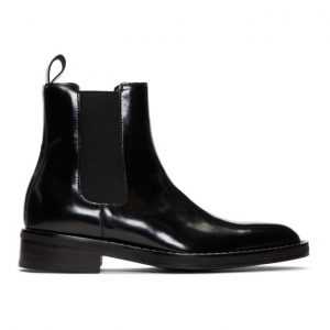 AMI Alexandre Mattiussi Black Spazzo Chelsea Boots AMI Alexandre Mattiussi Black Spazzo Chelsea Boots