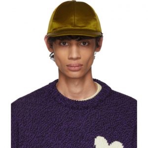AMI Alexandre Mattiussi Bronze Satin Cap AMI Alexandre Mattiussi Bronze Satin Cap