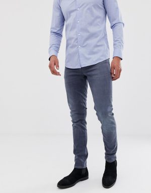 ASOS DESIGN skinny jeans in smokey blue - Blue ASOS DESIGN skinny jeans in smokey blue - Blue