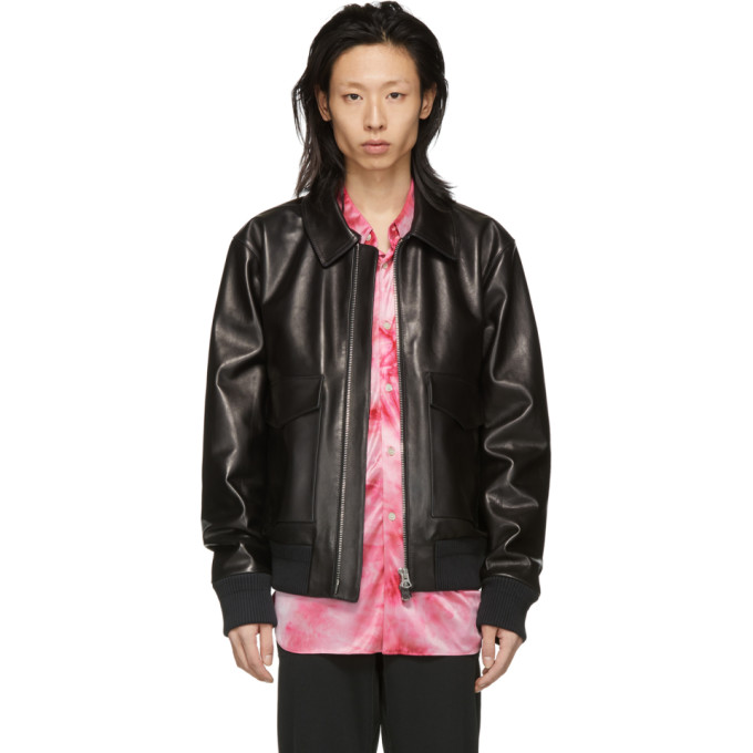 Acne Studios Black Leather Lazlo Jacket The Fashionisto Acne Studios Black Leather Lazlo Jacket