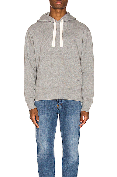 Acne Studios Fellis Logo Sweatshirt in Grey | The Fashionisto