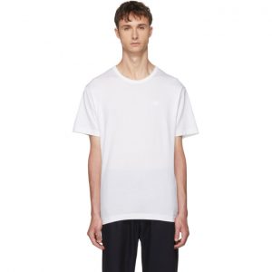 Acne Studios White Nash Patch T-Shirt Acne Studios White Nash Face T-Shirt
