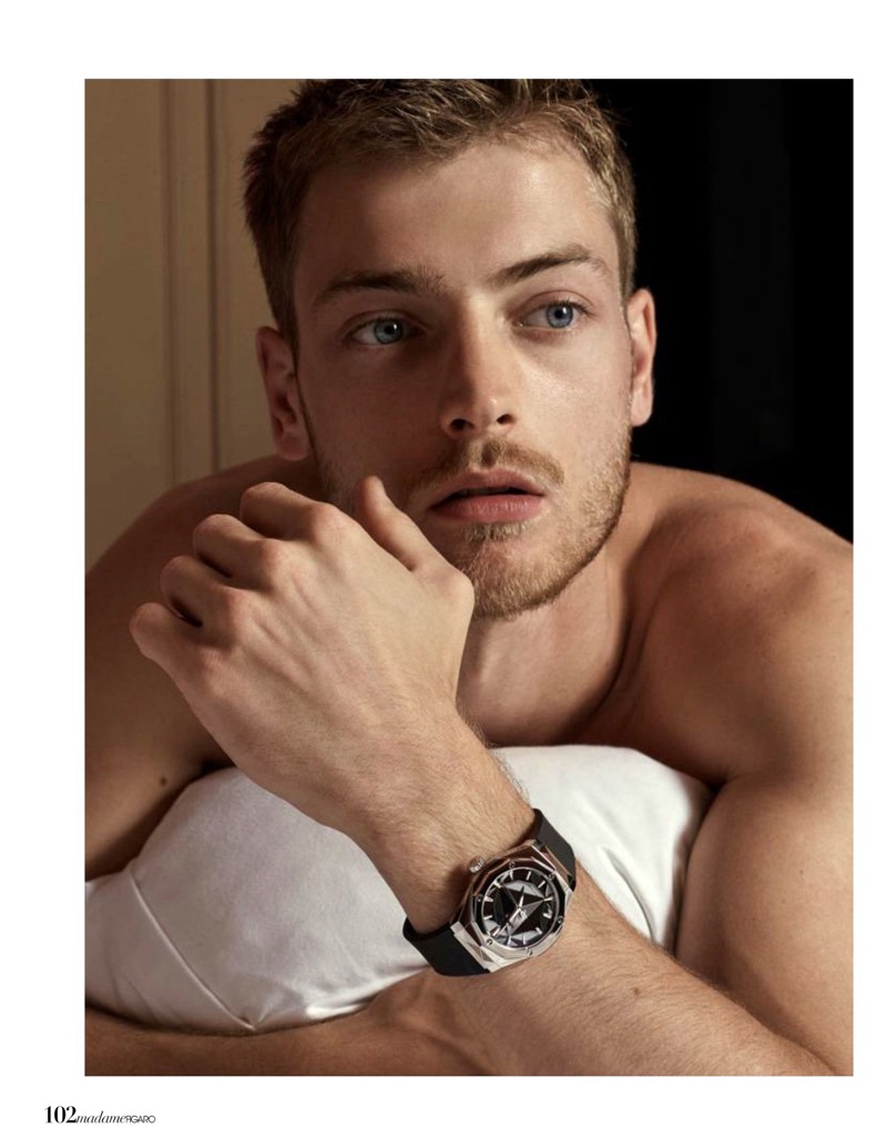 Adrien Jacques Models Timepieces for Madame Figaro