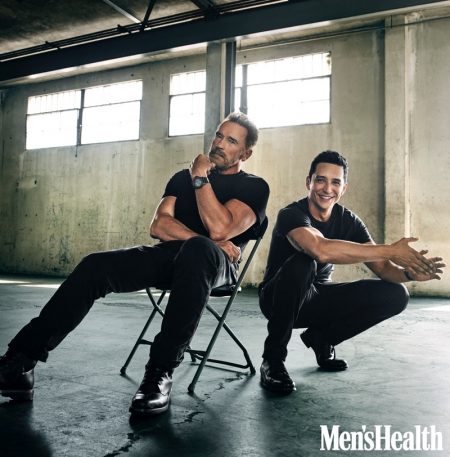 Arnold Schwarzenegger Gabriel Luna Mens Health 2019 Photo Shoot 001