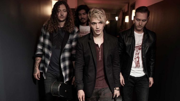 Dressed in John Varvatos Star USA's latest fashions, Badflower stars in the brand's fall-winter 2019 campaign.