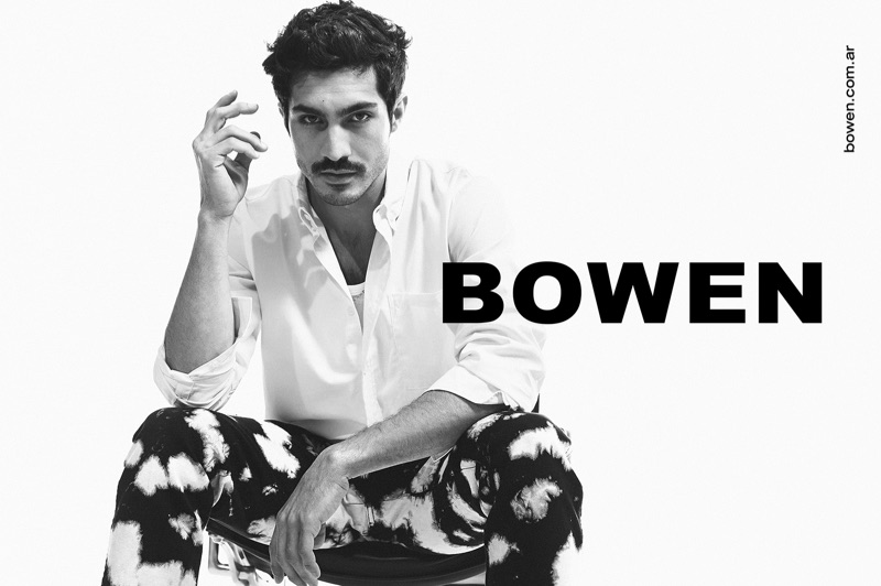 A sleek vision, Chino Darín connects with Bowen for its spring-summer 2020 campaign.