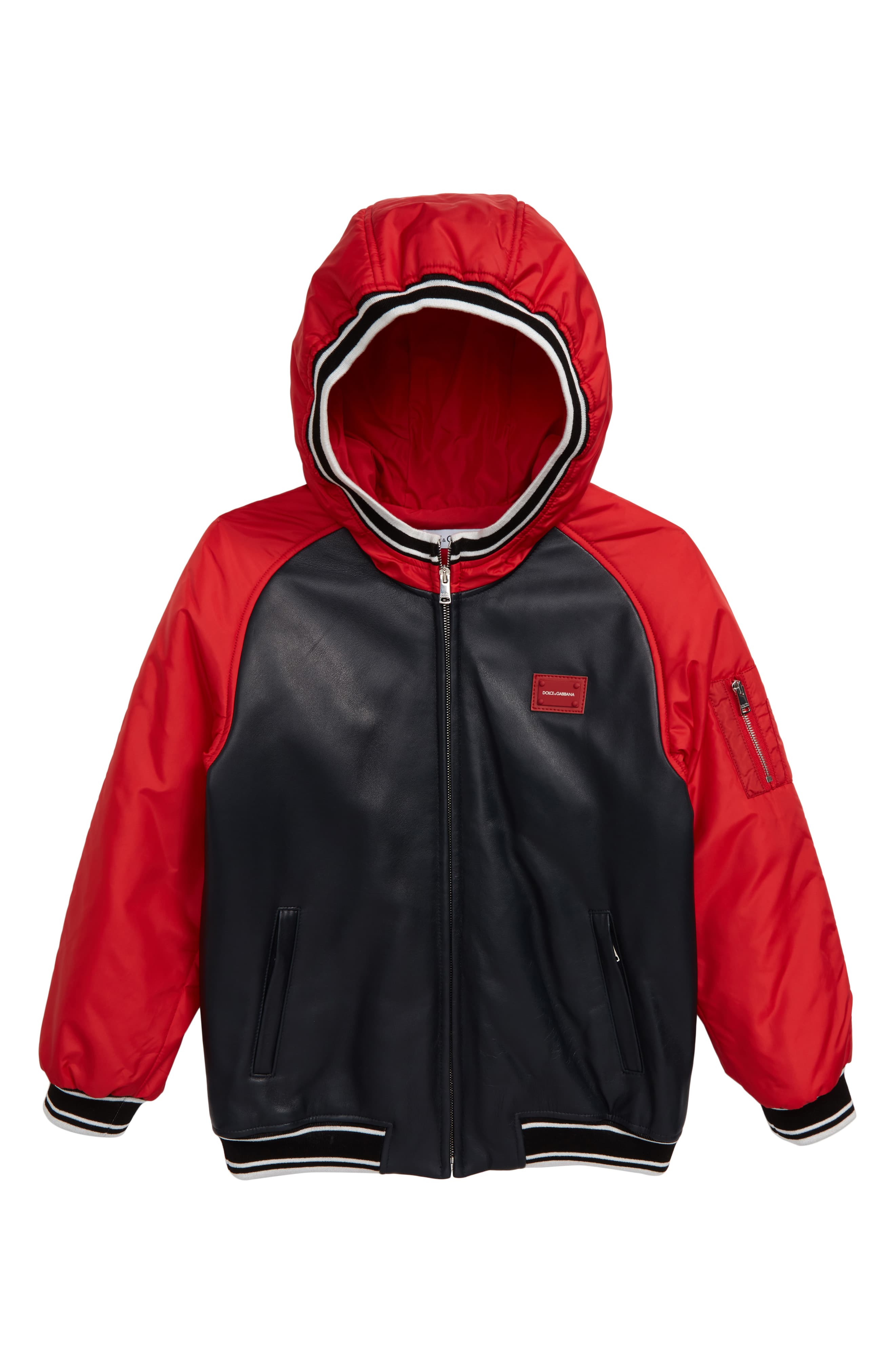 boys bomber jacket with hood