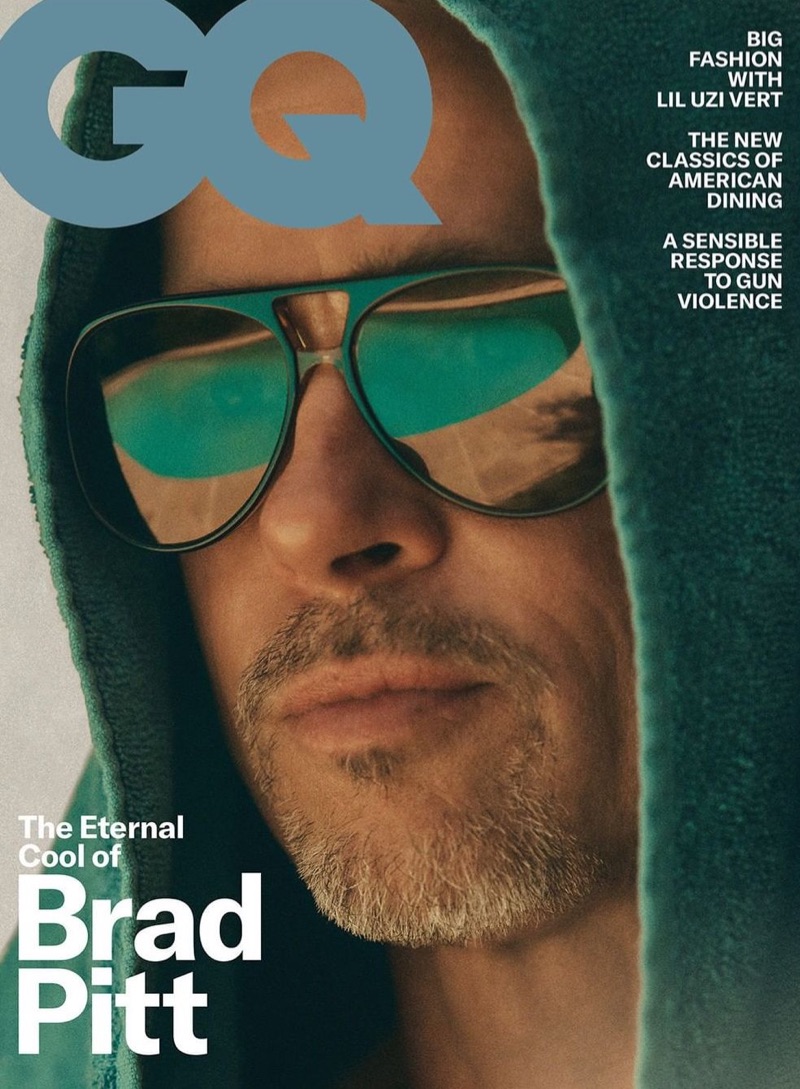 Brad Pitt covers the October 2019 issue of American GQ. » Brad Pitt Covers GQ, Talks Aging & Religion Brad Pitt covers the October 2019 issue of American GQ.