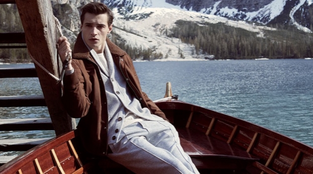 Adrien Sahores Dons Brunello Cucinelli for Neiman Marcus Adrien Sahores wears a chic look from Brunello Cucinelli for Neiman Marcus.
