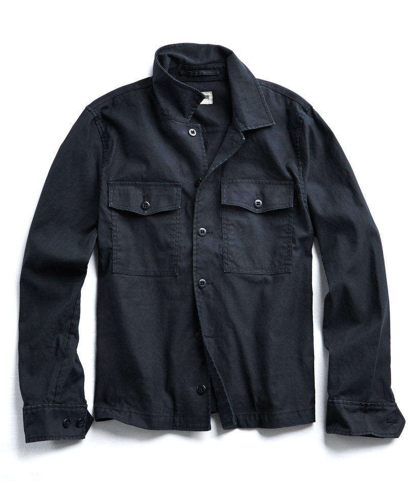 CPO Overshirt Jacket in Black | The Fashionisto