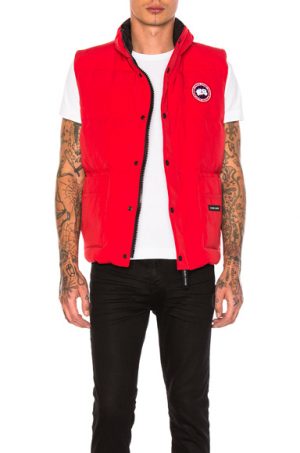 Canada Goose Freestyle Poly-Blend Vest in Red Canada Goose Freestyle Poly-Blend Vest in Red