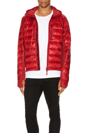 Canada Goose Hybridge Lite Hoody in Red Canada Goose Hybridge Lite Hoody in Red