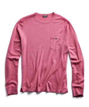 Cashmere T-Shirt in Mauve Cashmere T-Shirt in Mauve