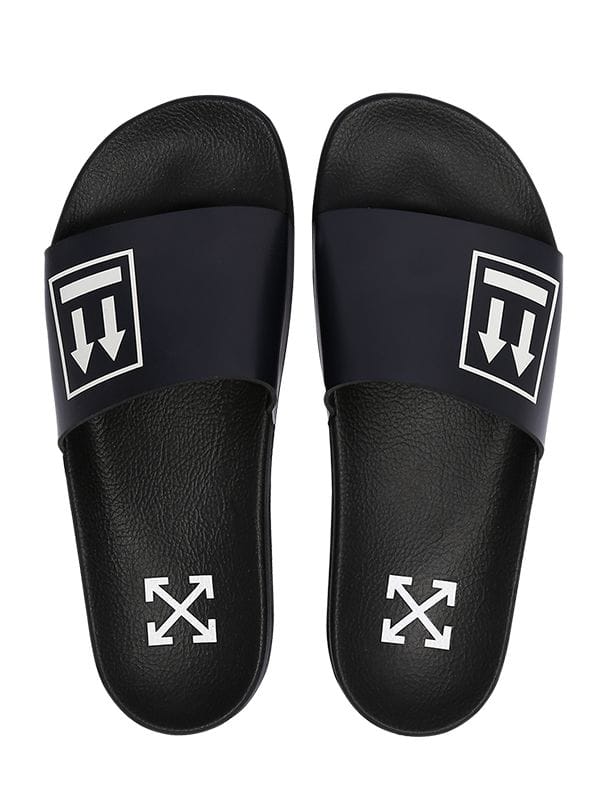 men double strap tech slides sandals