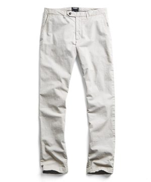 Extra Slim Fit Tab Front Stretch Chino in Stone Extra Slim Fit Tab Front Stretch Chino in Stone