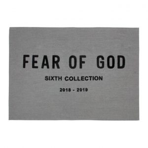 Fear of God Grey Chenille Embroidered Throw Fear of God Grey Chenille Embroidered Throw