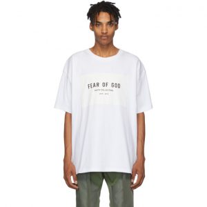 Fear of God White Sixth Collection T-Shirt Fear of God White Sixth Collection T-Shirt
