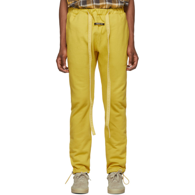 fear of god yellow sweatpants