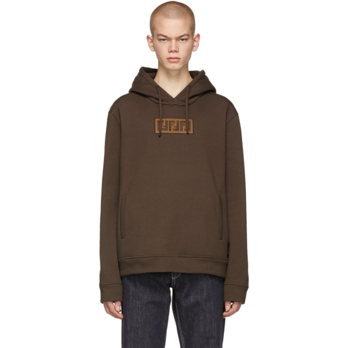 Fendi Brown Forever Fendi Hoodie | The Fashionisto