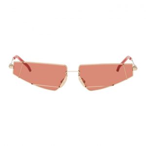 Fendi Gold and Red FF M0054 Sunglasses Fendi Gold and Red FF M0054 Sunglasses