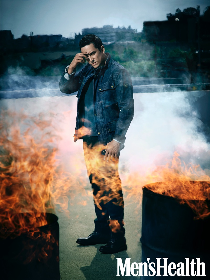 Gabriel Luna dons a Belstaff jacket, Jungmaven t-shirt, John Varvatos jeans, and Frye boots. » 'Terminator: Dark Fate' Stars Arnold Schwarzenegger & Gabriel Luna Cover Men's Health Gabriel Luna dons a Belstaff jacket, Jungmaven t-shirt, John Varvatos jeans, and Frye boots.
