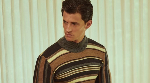 Garrett Neff Dons BOSS for Essential Homme Garrett Neff Dons BOSS for Essential Homme