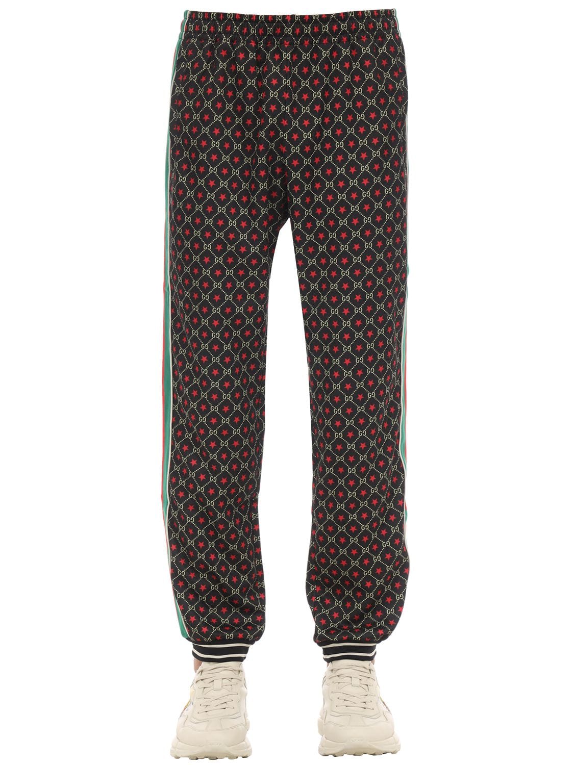 cotton blend track pants