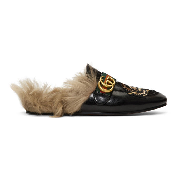 gucci angry cat slip on