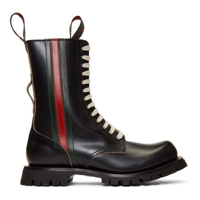 gucci black boots