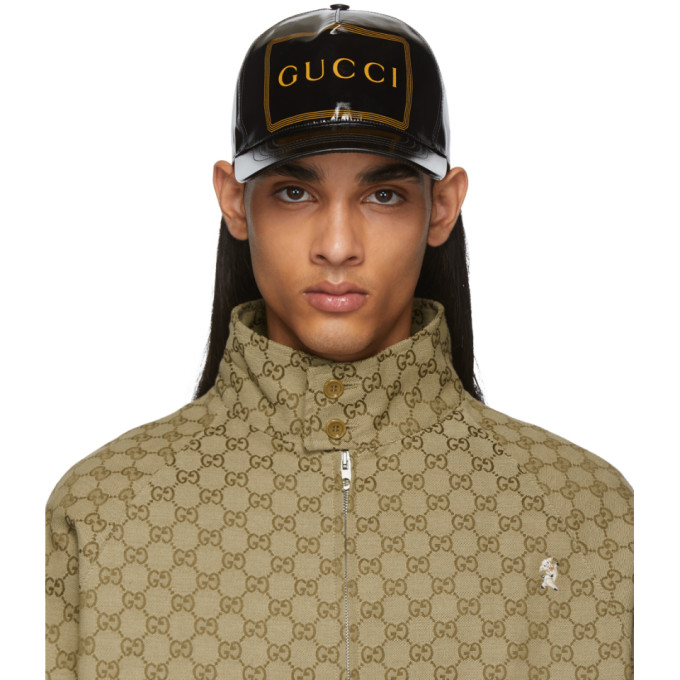gucci face cap