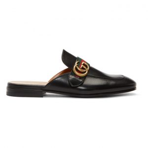 Gucci Black GG Princetown Slippers Gucci Black GG Princetown Slippers