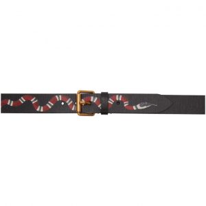 Gucci Black Kingsnake Belt Gucci Black Kingsnake Belt
