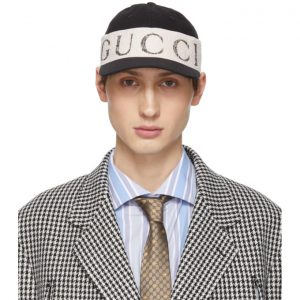 Gucci Black Logo Headband Cap Gucci Black Logo Headband Cap