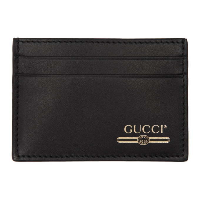 Gucci Black Money Clip Card Holder The Fashionisto
