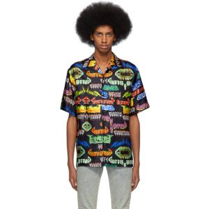 Gucci Black Silk Metal Shirt Gucci Black Silk Metal Shirt