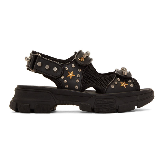 gucci studded sandals