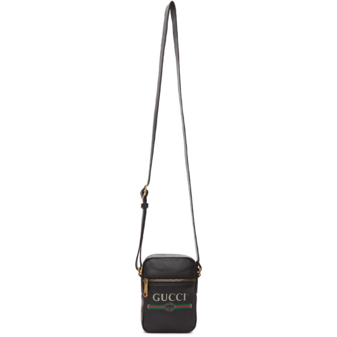 Gucci Black Vintage Logo Cross Body Bag | The Fashionisto