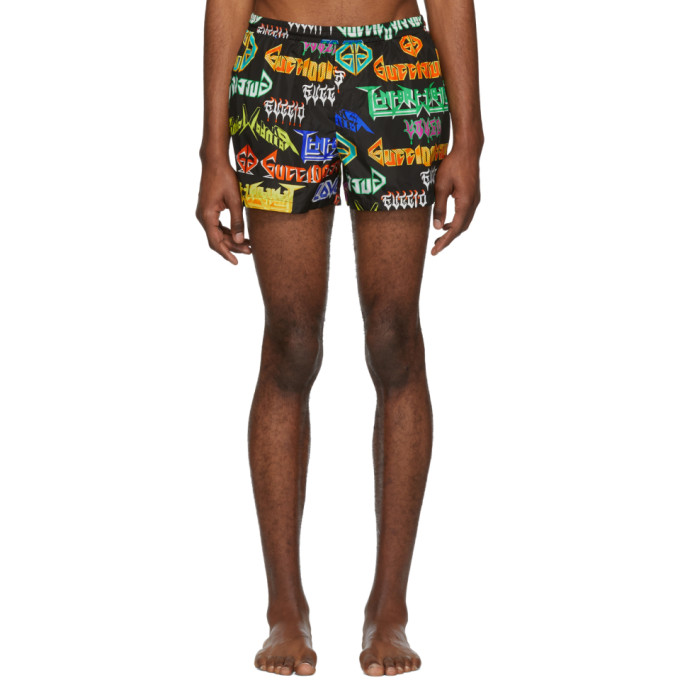 gucci tiger swim trunks