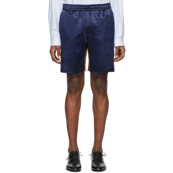 Gucci Blue BiMaterial Shorts The Fashionisto