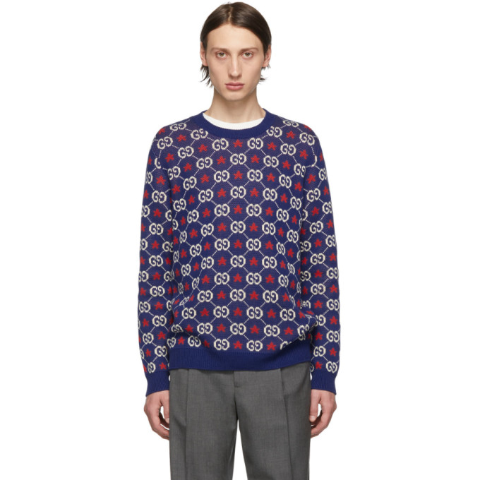 navy gucci sweater