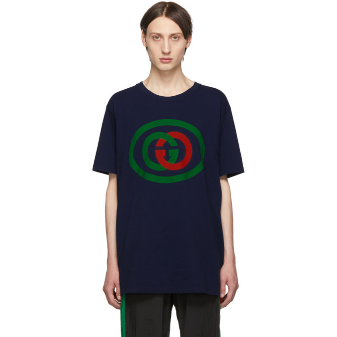 Gucci Blue Interlocking G T-Shirt | The Fashionisto