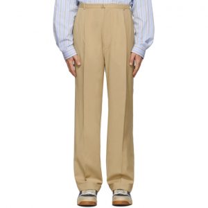 Gucci Brown Lightweight Wool Trousers Gucci Brown Lightweight Wool Trousers