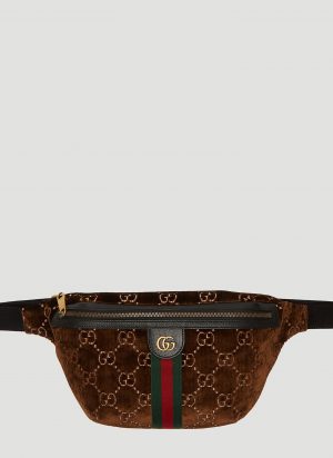 Gucci GG Velvet Belt Bag in Brown size M Gucci GG Velvet Belt Bag in Brown size M