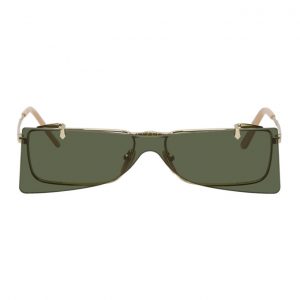 Gucci Gold Skinny Flip-Up Sunglasses Gucci Gold Skinny Flip-Up Sunglasses