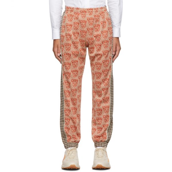 Gucci Orange Tiger Heads Lounge Pants | The Fashionisto
