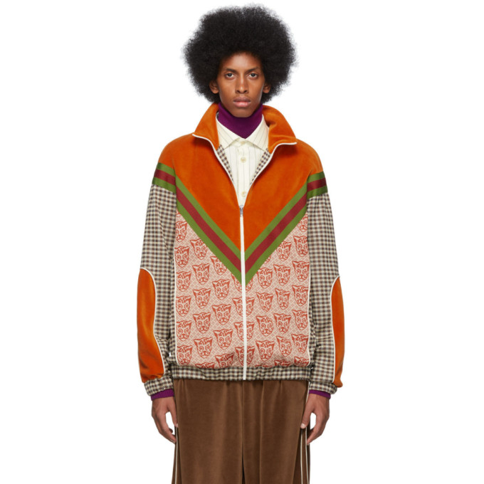 Gucci Orange Tiger Heads Sweater | The Fashionisto
