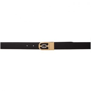 Gucci Reversible Black Interlocking Double G Belt Gucci Reversible Black Interlocking Double G Belt