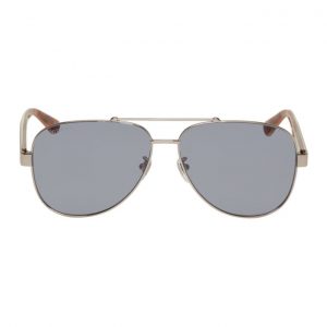 Gucci Silver Aviator Sunglasses Gucci Silver Aviator Sunglasses