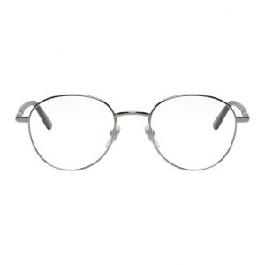 Gucci Silver and Black Round Glasses Gucci Silver and Black Round Glasses